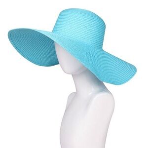 Odiva Women's Wide Brim Sun Hat Calypso Floppy One Size NWT